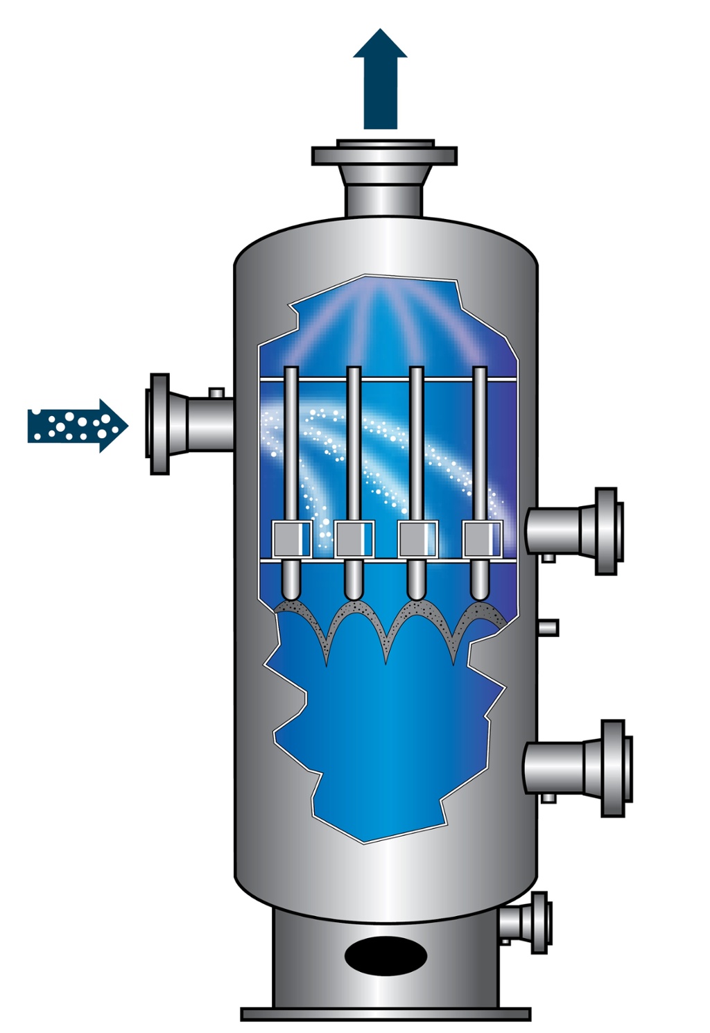 Очистка воздуха и газов. Скруббер охладитель со2. Газовый сепаратор (скруббер). Мокрый форсуночный скруббер. Скруббер для очистки воздуха от газов.